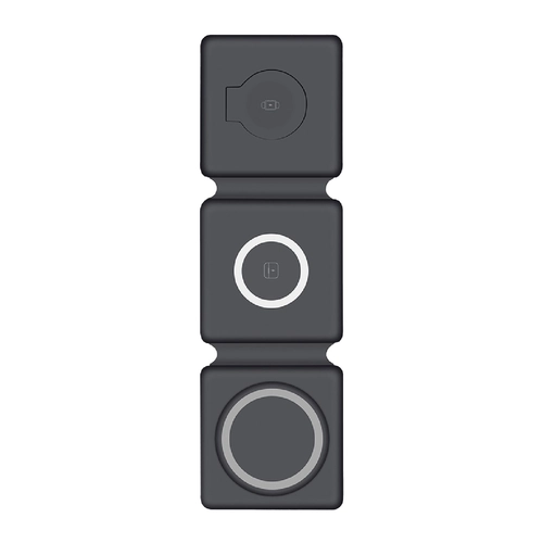 SALKIM SİYAH 3 LÜ WİRELESS ŞARJ STANDI