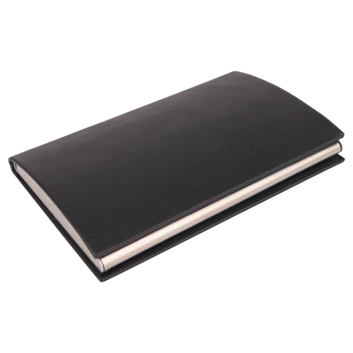 RAYİHA SİYAH DERİ KARTVİZİTLİK