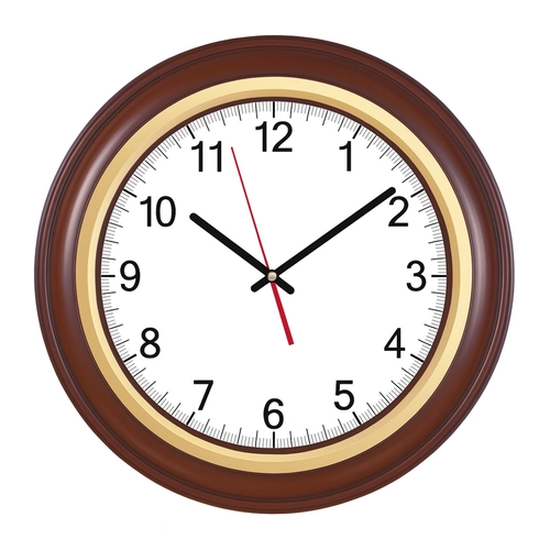 BENDİS509 SİYAH-ALTIN AHŞAP BRİSTOL KADRAN DUVAR SAATİ (400 MM)