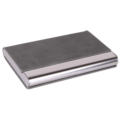 BARLAS GRİ DERİ KARTVİZİTLİK