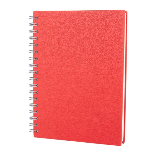 ELMADAĞ KIRMIZI TARİHLİ SPİRALLİ AJANDA (17X24 CM)