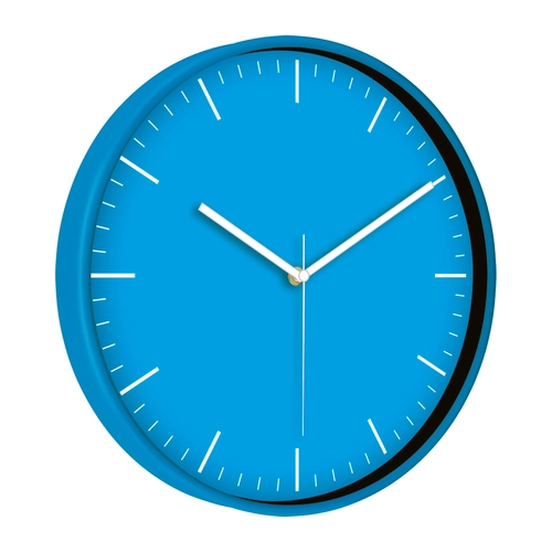 MİMAS186 MAVİ PLASTİK KASA DUVAR SAATİ (380 MM)