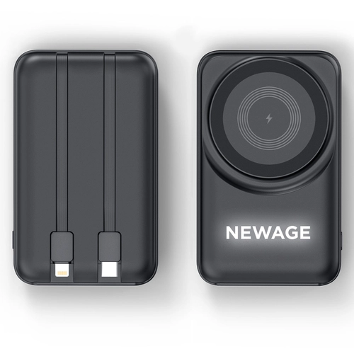 KÜÇÜKLER 10.000 MAH SİYAH MAGSAFE  ve  WIRELESS POWERBANK