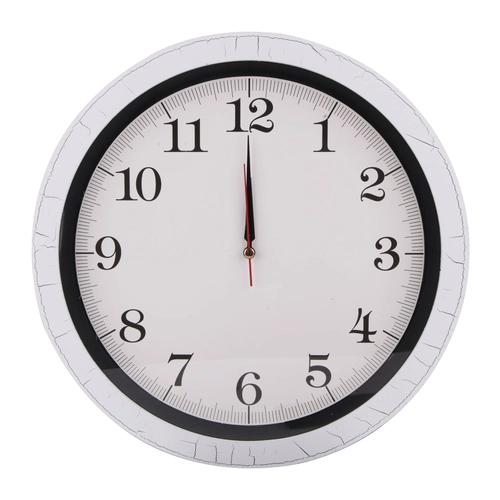 RULER208 PLASTİK KASA DUVAR SAATİ (355 MM)